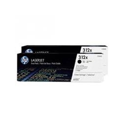 HP 312XD HP CF380XD Zestaw dwóch tonerów HP 312XD do Color Laser Pro M476 | 2 x 4 400 str. | black