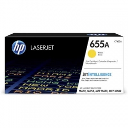 HP 655A HP CF452A Toner HP 655A do Color LaserJet Enterprise M653/M681/M652 | 10 500 str. | Yellow