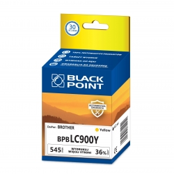 Black Point zam. LC900Y Tusz Brother DCP110C, DCP115C, DCP117C, DCP120C, DCP310CN, DCP315CN, DCP340CW, Fax1835C, Fax1840C, Fax1940CN, Fax2440C