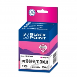 LC-980/985/1100M MAGENTA tusz BLACK POINT do Brother DCP: J125, J315W, J515W, J715W, 145C, 165C, 185C, 195C, 365CN, 375CW, 295CN, 490CW, 5490CN, 5895