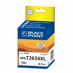 T2634 YELLOW Black Point Tusz Epson Expression Premium: XP-600, XP-700, XP-800