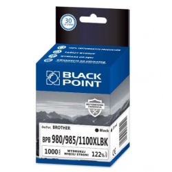 Black Point zam. LC1100/LC980 BK  Tusz Brother DCP145 DCP165C MFC250C MFC290C DCP185CDCP85C DCP585CW DCP6690CW MFC490CW MFC790CW