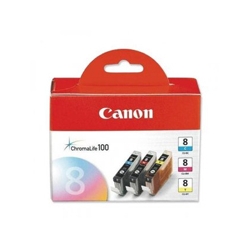 CLI8 C/M/Y Zestaw 3 tuszy do  Canon iP-4200/4300/5200, MP-500/600/800
