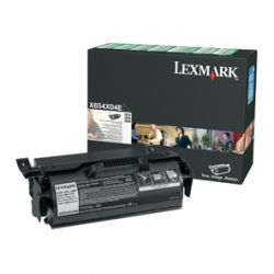 X654X04E Toner Lexmark X654, X656. X658 BLACK wyd.36000 nieregenerowalny, do druku etykiet
